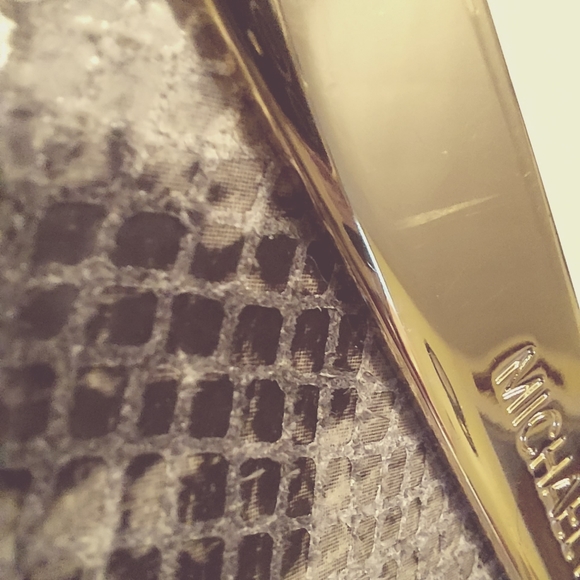 MICHAEL Michael Kors Large Snakeskin Clutch with Detachable Strap - Picture 14 of 15